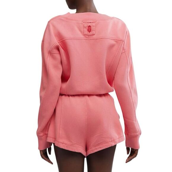 FP Movement Women's Intercept Romper Hibiscus NWT - Picture 2 of 5